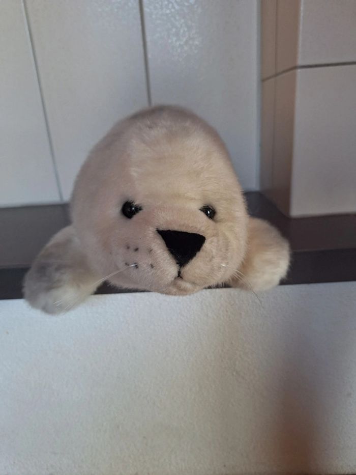 Lot 2 Peluches doudous phoque et ours de Noël - photo numéro 8