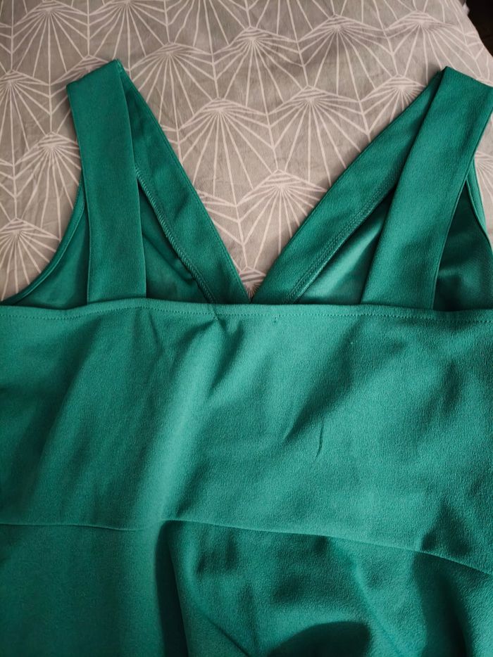 Robe verte patineuse cache cache neuve avec étiquette - photo numéro 6