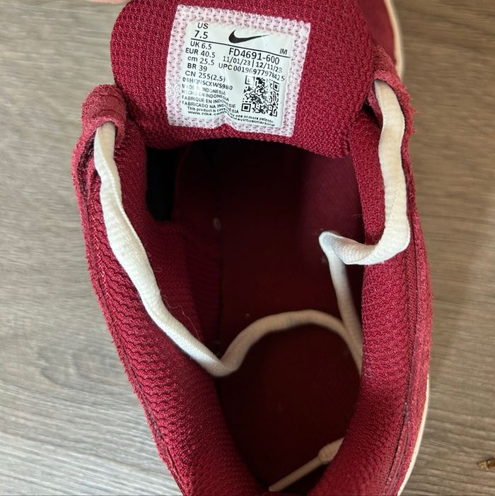 Nike SB Vertebrae bordeaux - photo numéro 6