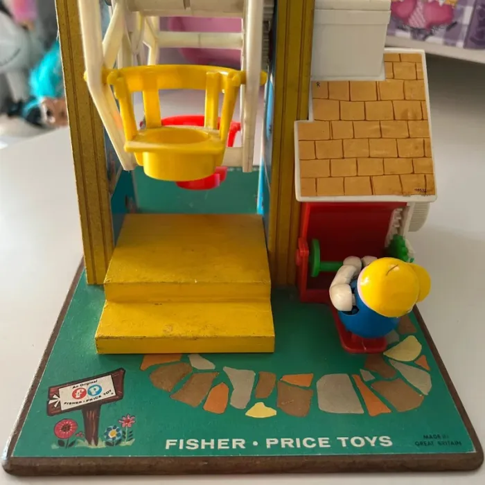 Grande roue fisher price 969 vintage music box ferris wheel 1966 - photo numéro 11