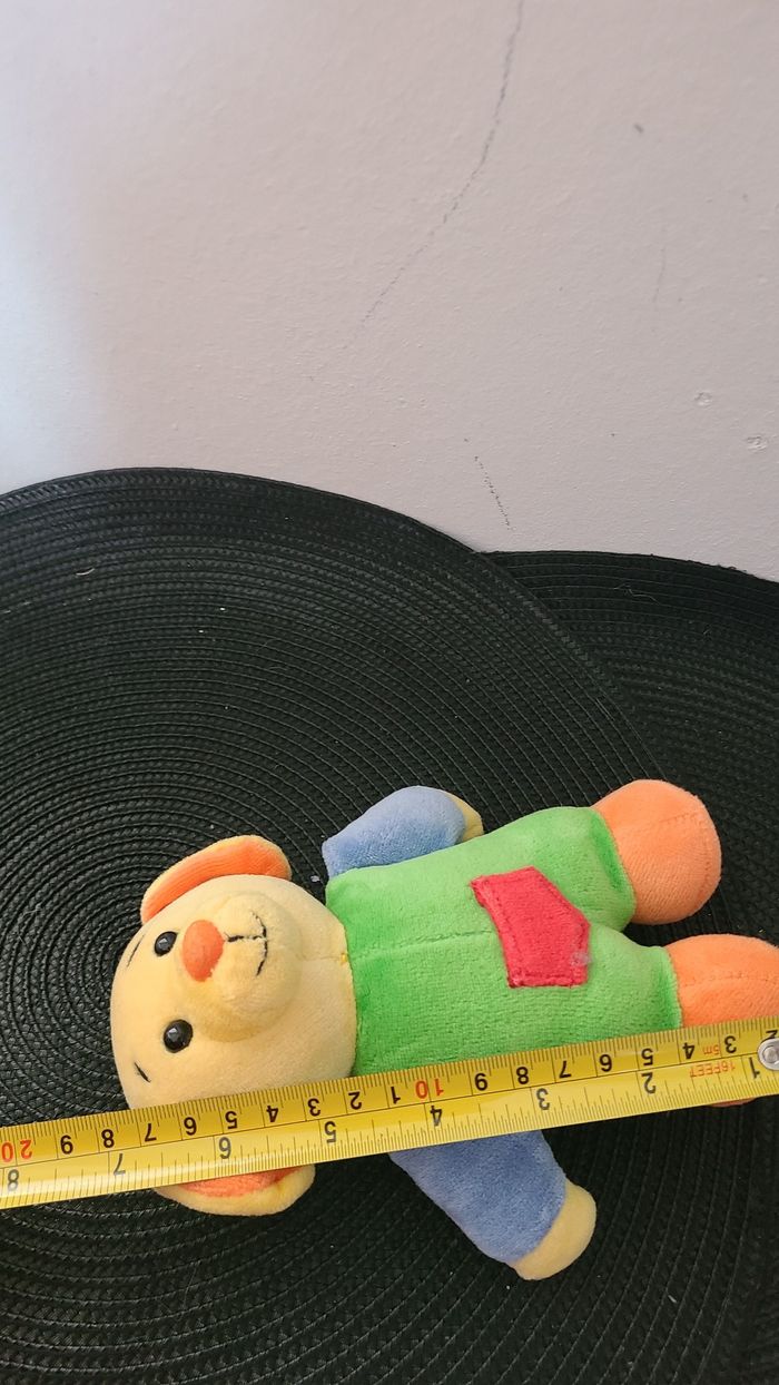 Peluche Chien vert bleu orange rouge Toys'r'us - photo numéro 3