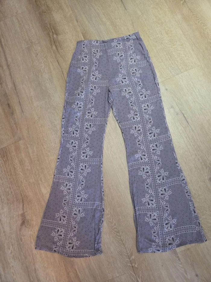 pantalon léger patte d'eph Tezenis gris taille M - photo numéro 3