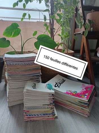 Feuilles diddl anciennes 