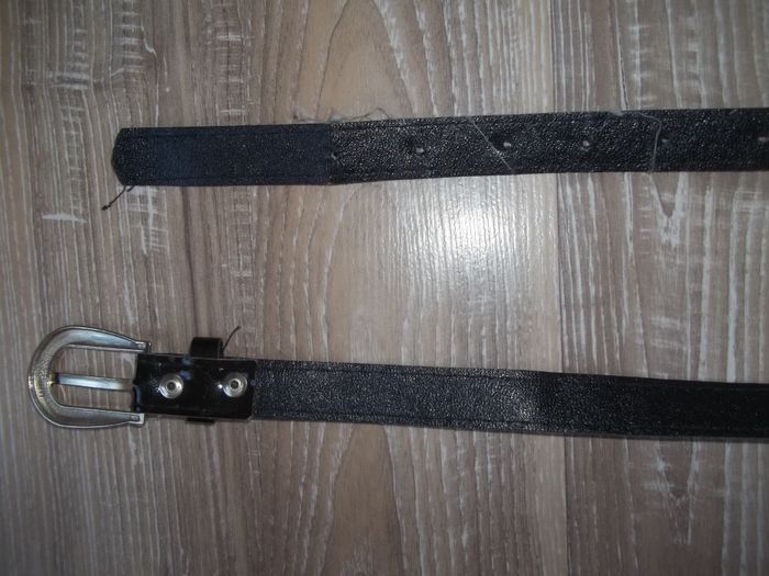 Ceinture noire vernis (70 cm) - photo numéro 4
