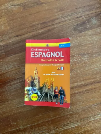 Livre, dictionnaire espagnol