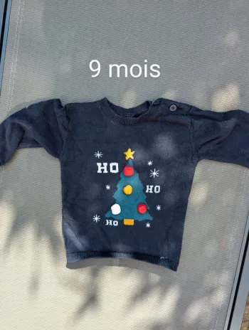 Pull de Noël bébé garçon 9 mois