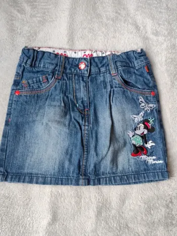 Jupe en jeans Minnie mouse en 100% coton