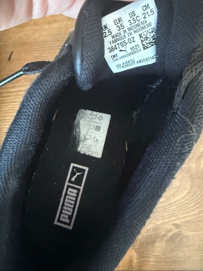 Baskets noir Puma Pointure 35 - photo numéro 4