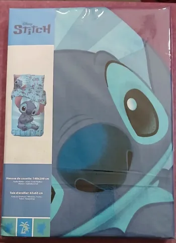 Parure de couette Stitch Disney 1 personne