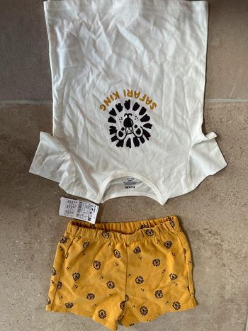 Ensemble lion bébé garçon 24 mois