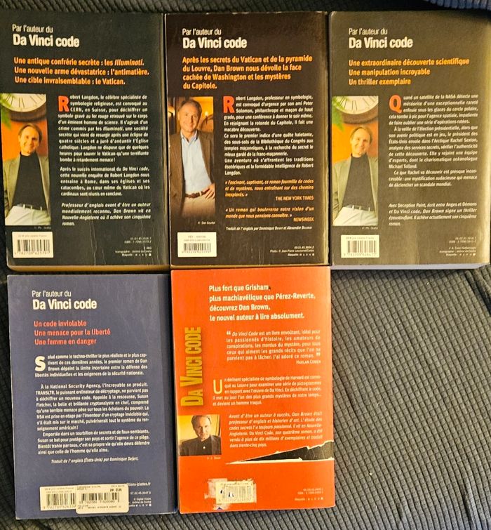 Lot livres dan brown - photo numéro 2