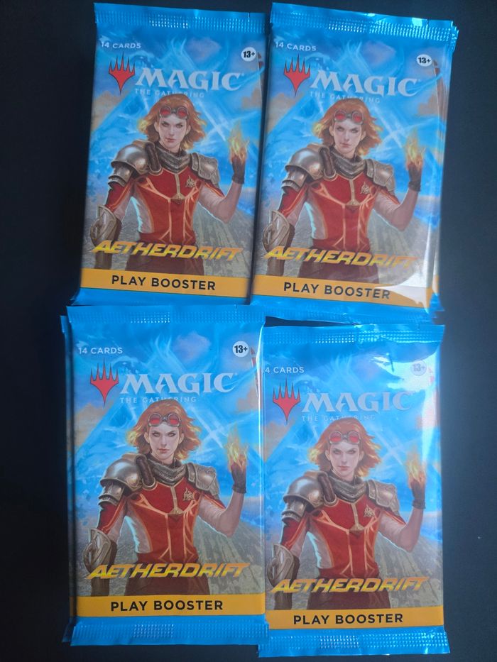 Mtg Aetherdrift Lot de 40 play booster anglais