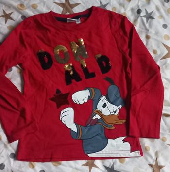 Tee shirt Donald 4 ans
