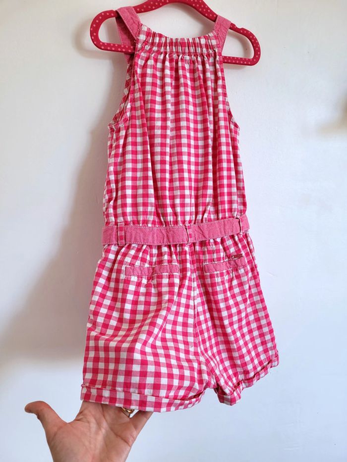 Combishort en vichy rose OkaÏdi 8 ans - photo numéro 3