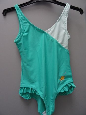 Maillot de bain vert 1 pièce