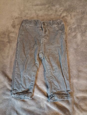 Pantalon effet velours avec une doublure chaude