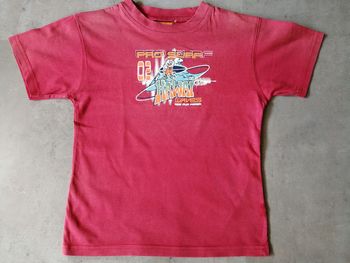 T-shirt rouge Taille 114/6 ans Okaou