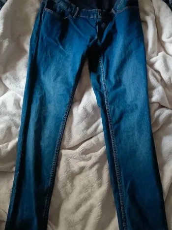 Jean grossesse Kiabi 38 slim bleu