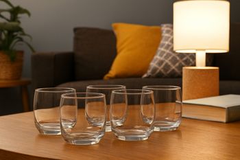 🥃 Lot de 5 Verres à Eau / Jus - Design Moderne 🥃
