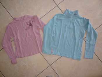 lot de  2 cols roulés Tout Compte Fait T 10ans