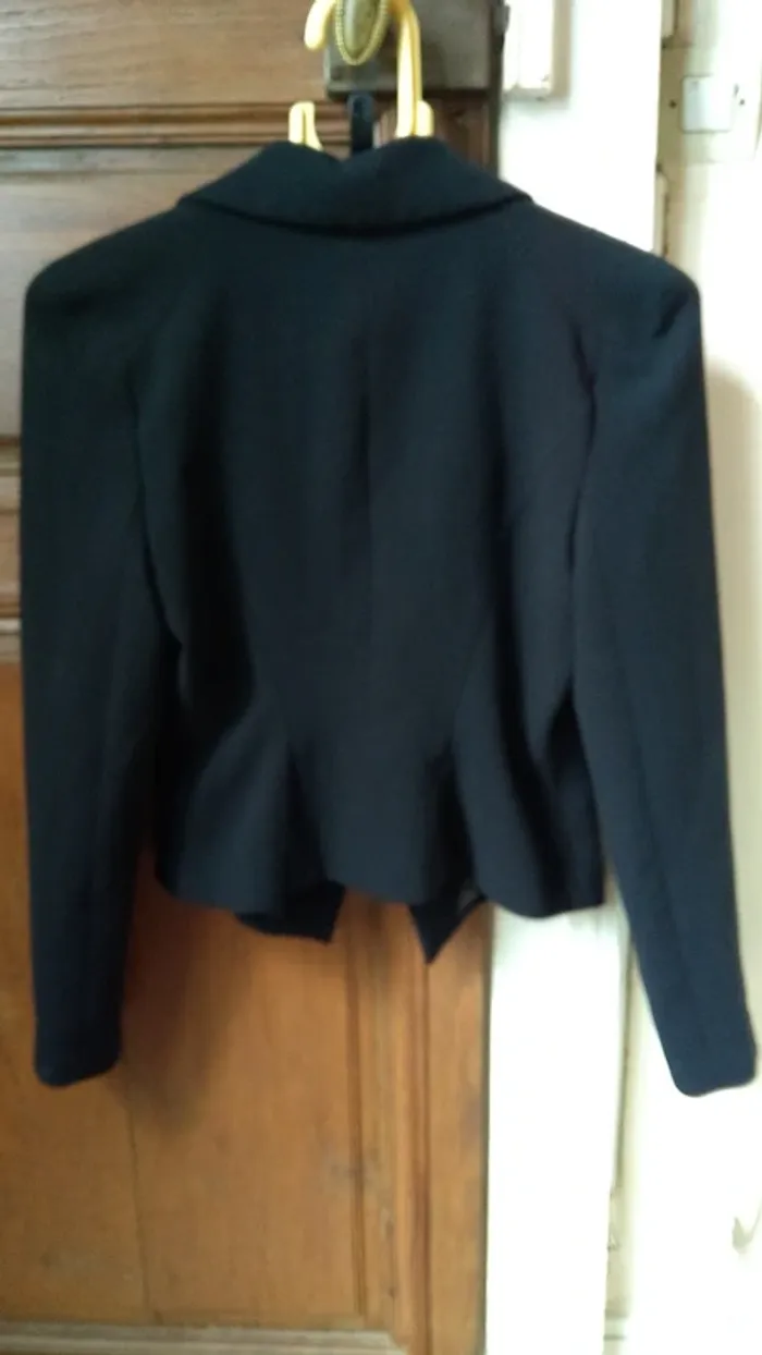 Veste blazer noire BEL AIR taille 2 - photo numéro 3