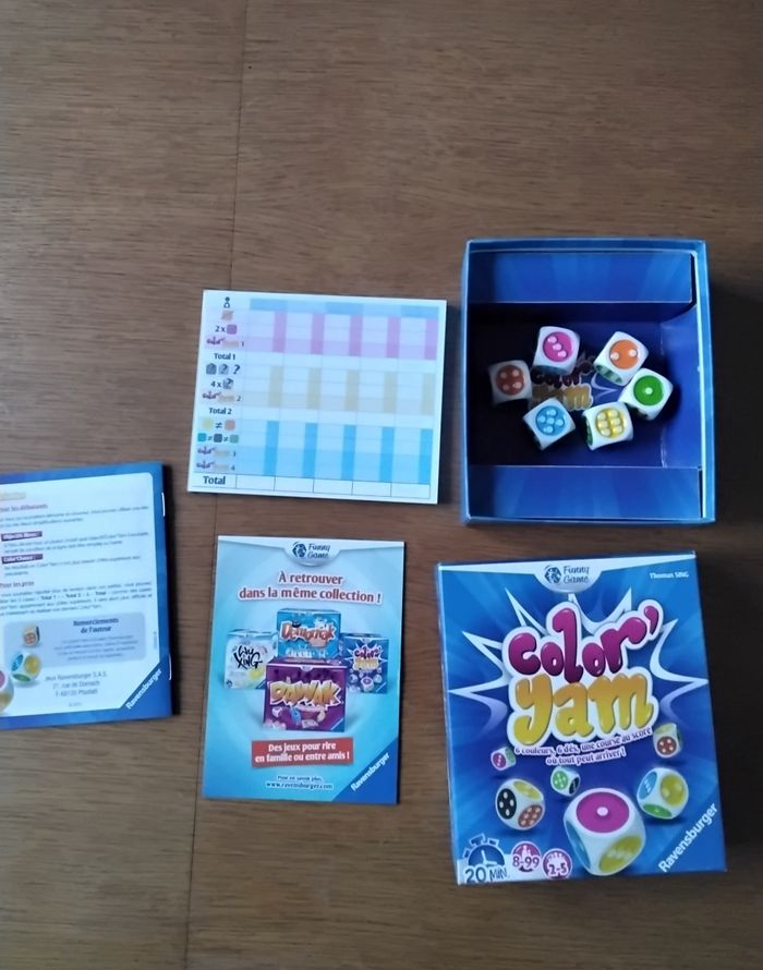 Color ’ Yam , jeux de société ,neuf ,dès 8 ans ,Ravensburger - photo numéro 2