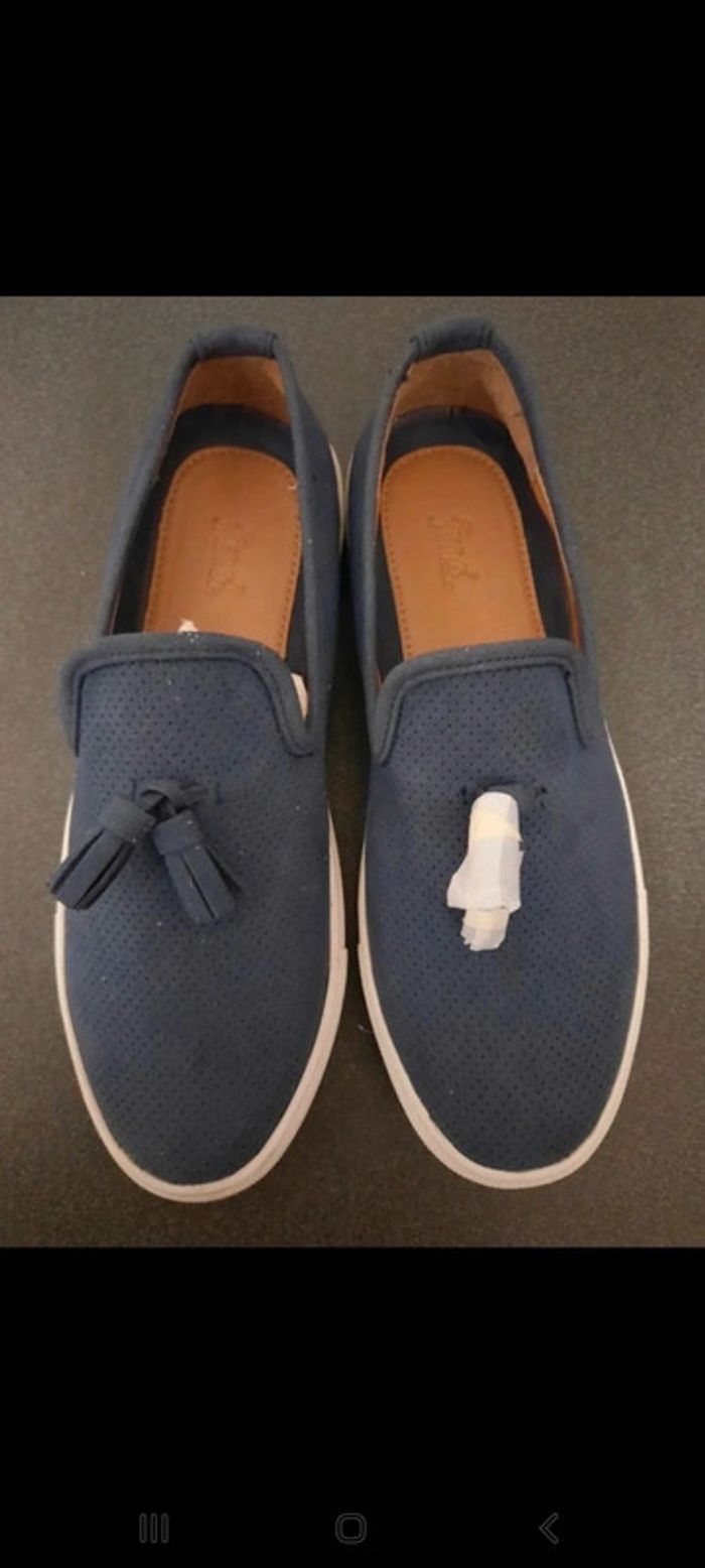 Mocassins en cuir neuf 40 - photo numéro 3