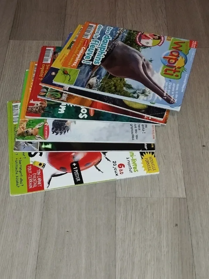 Lot de 7 magazines Wapiti année 2009-10 L026 - photo numéro 4