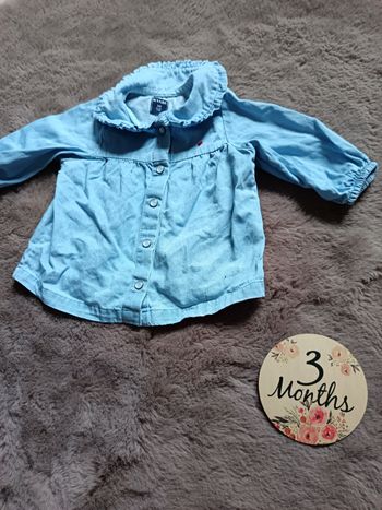 Robe jean 3mois kiabi neuve 