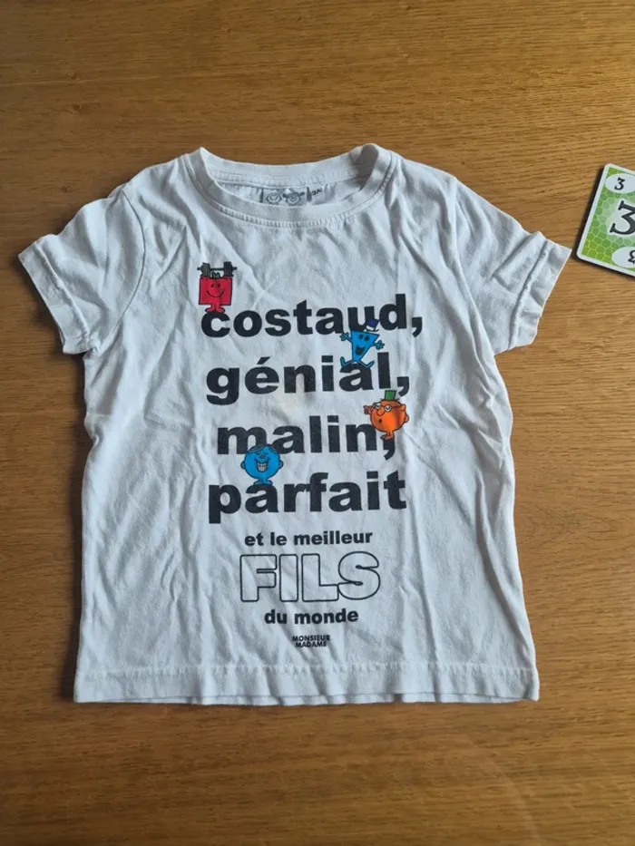 Lot tee shirt short 3 ans - photo numéro 3