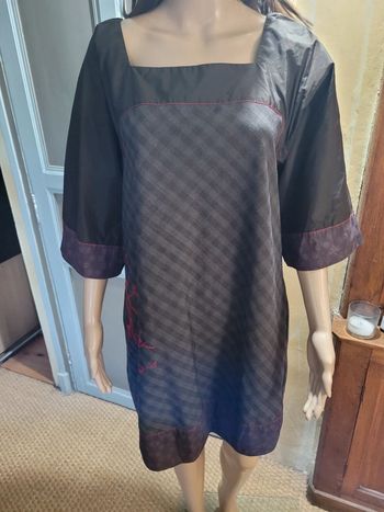 Robe cop copine, grise et marron, 42