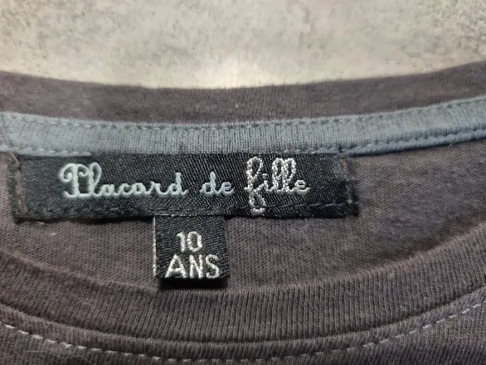 T-shirt Placard de Fille - photo numéro 3