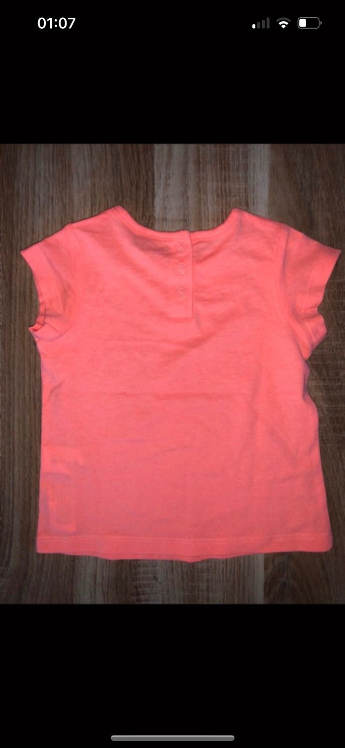 Tee shirt tape à l œil orange - photo numéro 3