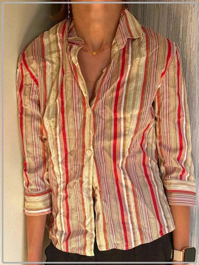 Chemise à rayure taille 36 marque neuf neuf Paris - photo numéro 2