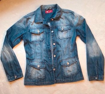 Veste en jean bleu Yes Miss L