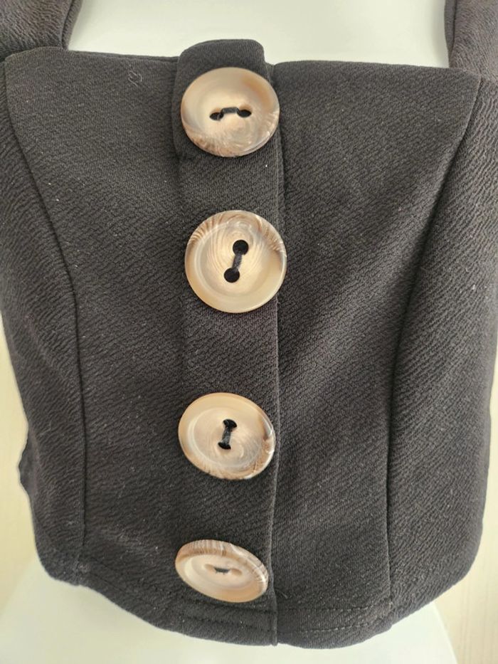 Lot 2 hauts courts rose et noir Boohoo 36 - photo numéro 4