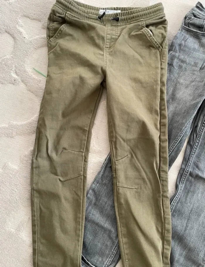 Lot de 8 pantalon 9 10 ans en très bon état - photo numéro 9