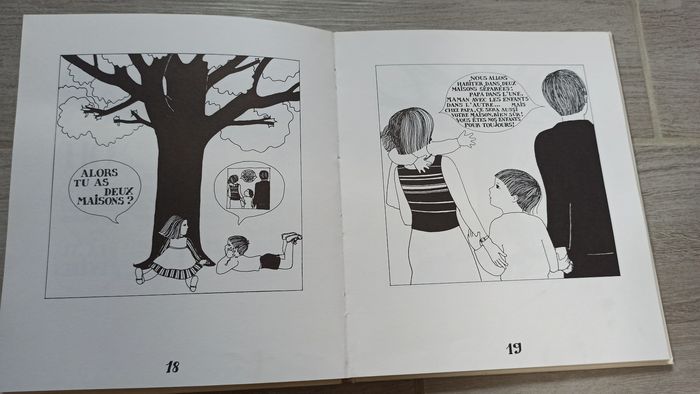 🕊 Très beau livre vintage la séparation d'Agnes Rosenstiehl 🕊 - photo numéro 3