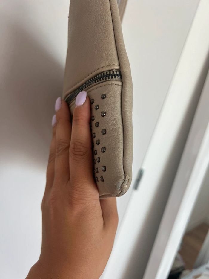 Sac bandoulière beige clair - photo numéro 8