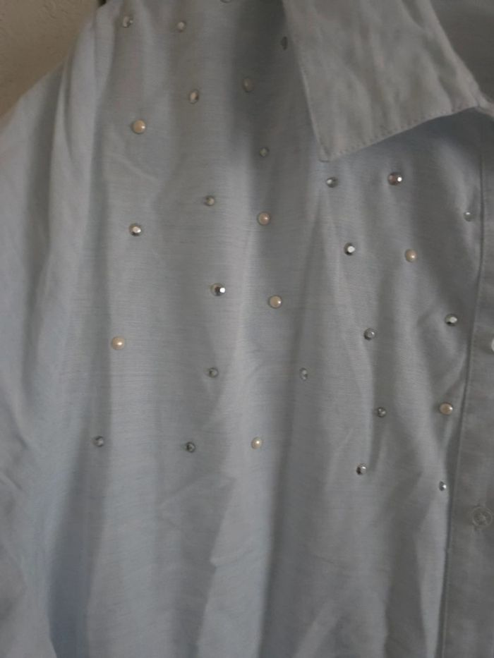 Chemise perlés grande taille neuve - photo numéro 4