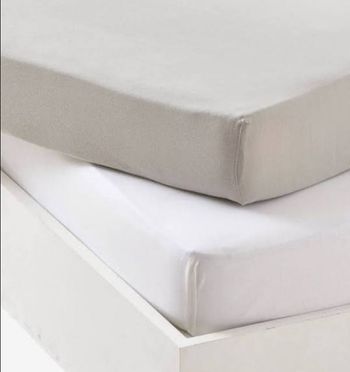 Draps housse blanc 70 x 140 cm neuf plusieurs de disponibles