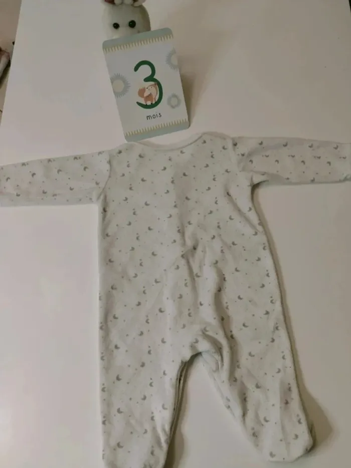 Pyjamas fille 3 mois - photo numéro 5