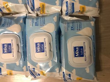 Lot lingette mixa bébé