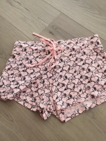 Short de pyjama rose Snoopy undiz S