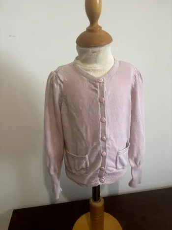 Gilet bébé fille H&M rose 24-36 mois très bon état