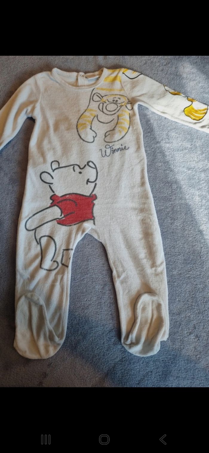 Pyjama winnie l'ourson disney
