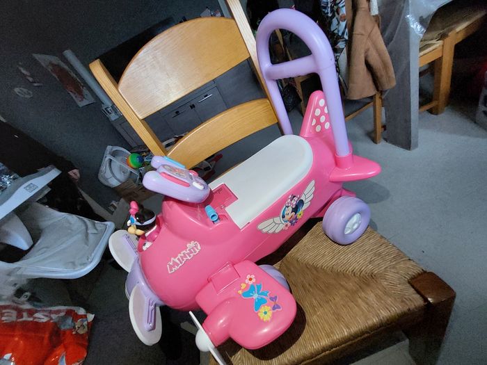 Porteur trotteuse avion minnie - photo numéro 2