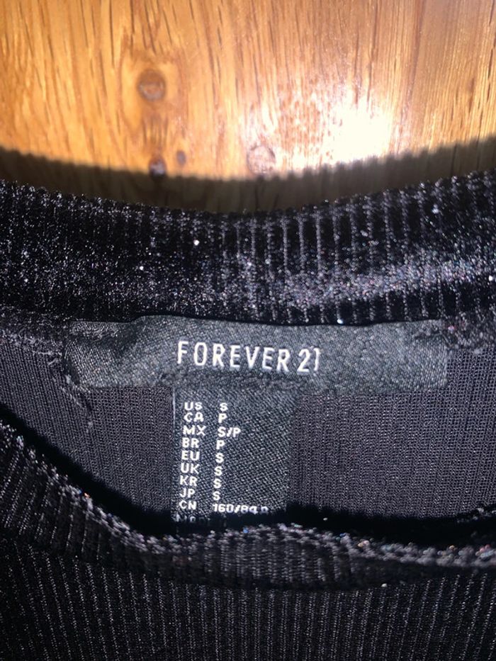 Lot 3 hauts courts Forever 21, taille S - photo numéro 7
