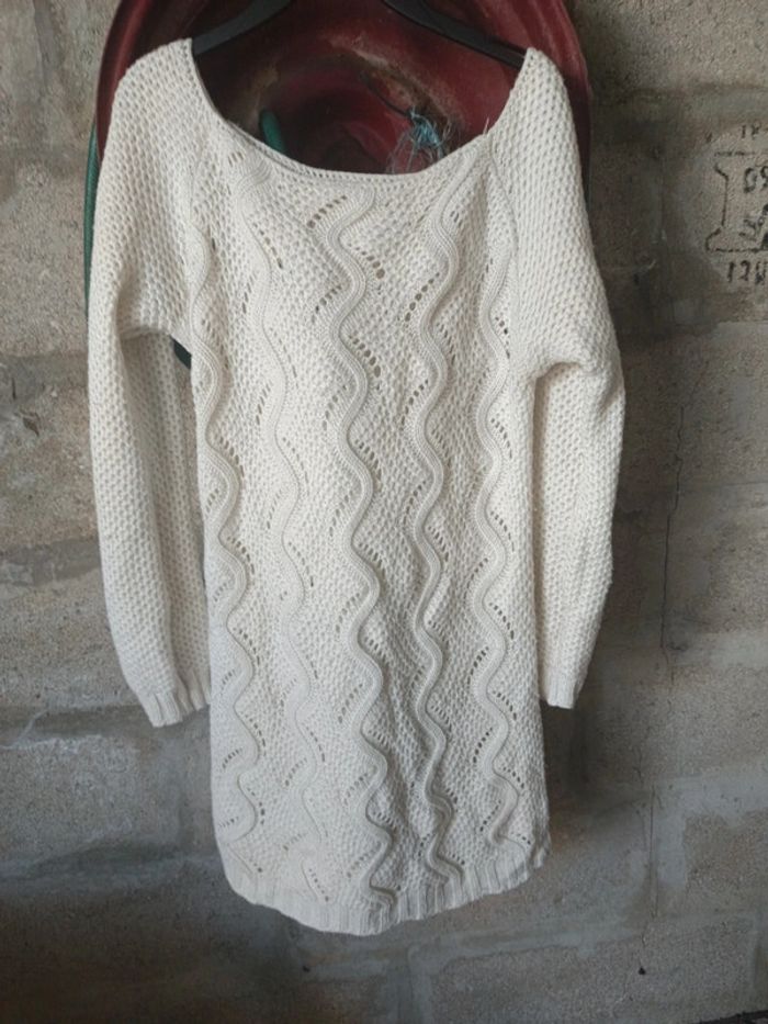 Robe en laine pull