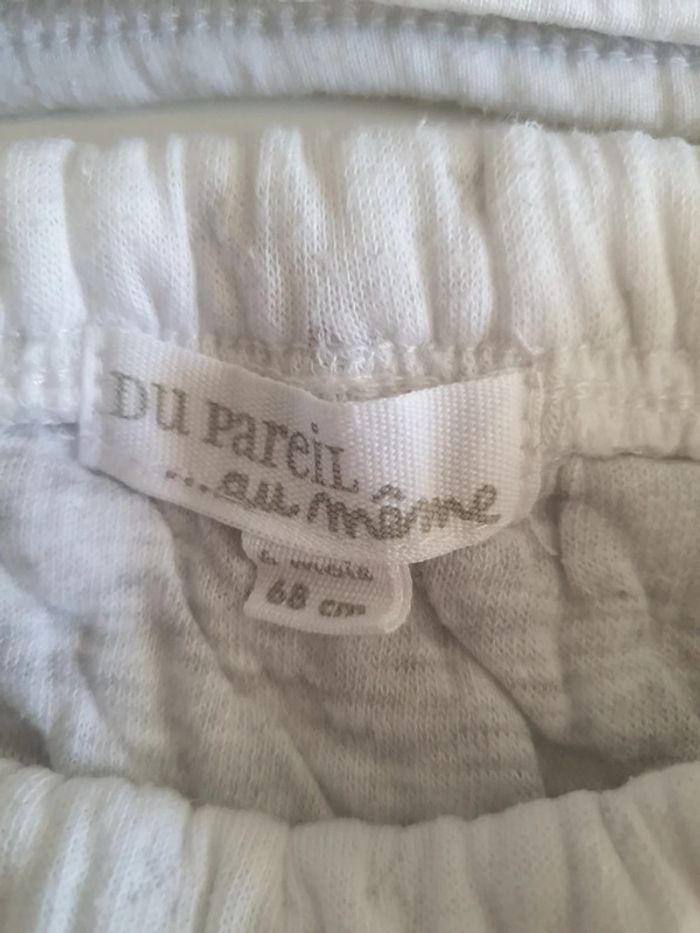 Ensemble pantalon et gilet molletonné 6 mois DPAM - photo numéro 6